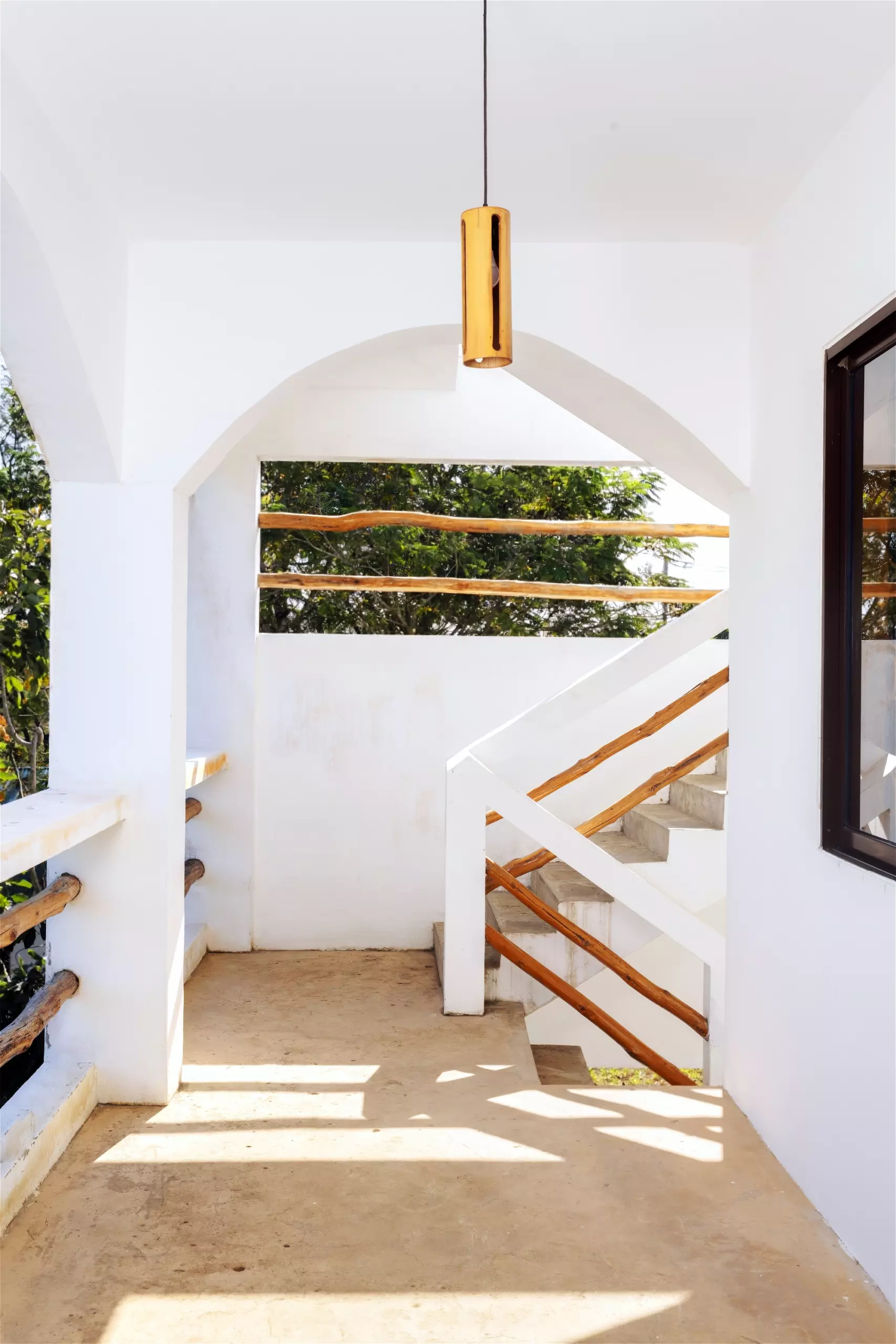 Stairwell at Dacha Diani Apartments