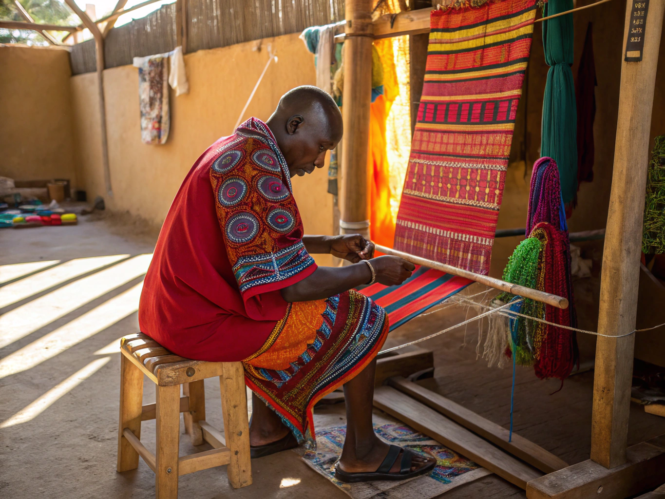 Traditional coastal Swahili artisan craftsmanship and carved timber work