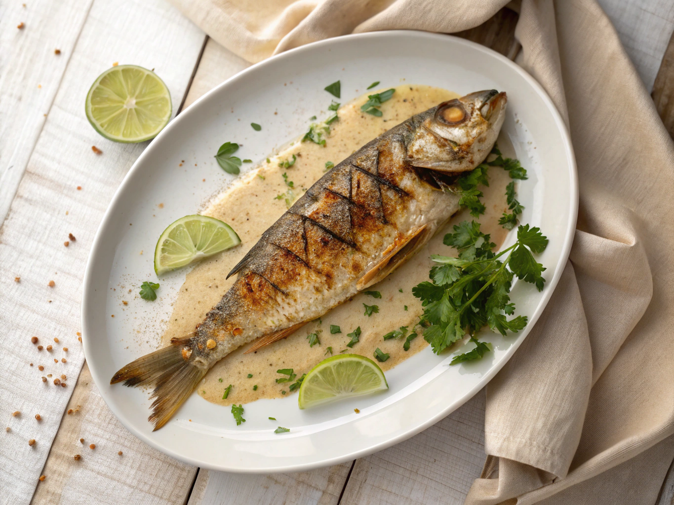 Freshly prepared coastal Swahili seafood with fragrant coconut and spice seasoning